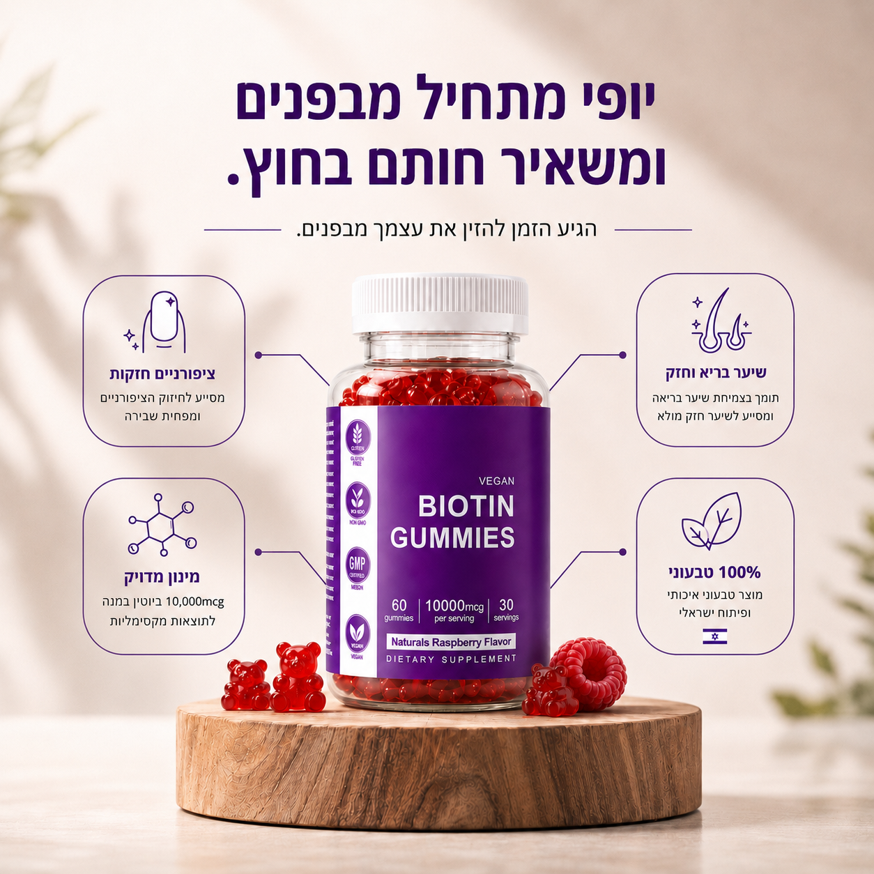 Biotin gummies